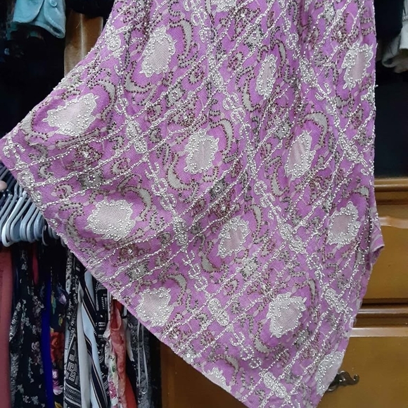 Anthropologie Pink-Lavender Beaded Embellished Camisole - Picture 6 of 6